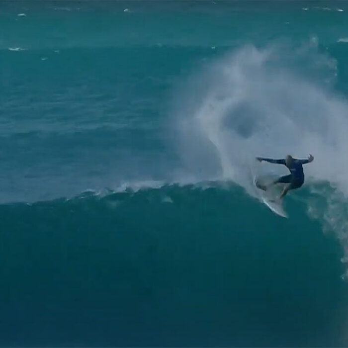 Kelly Slater surfing at Sunset Beach