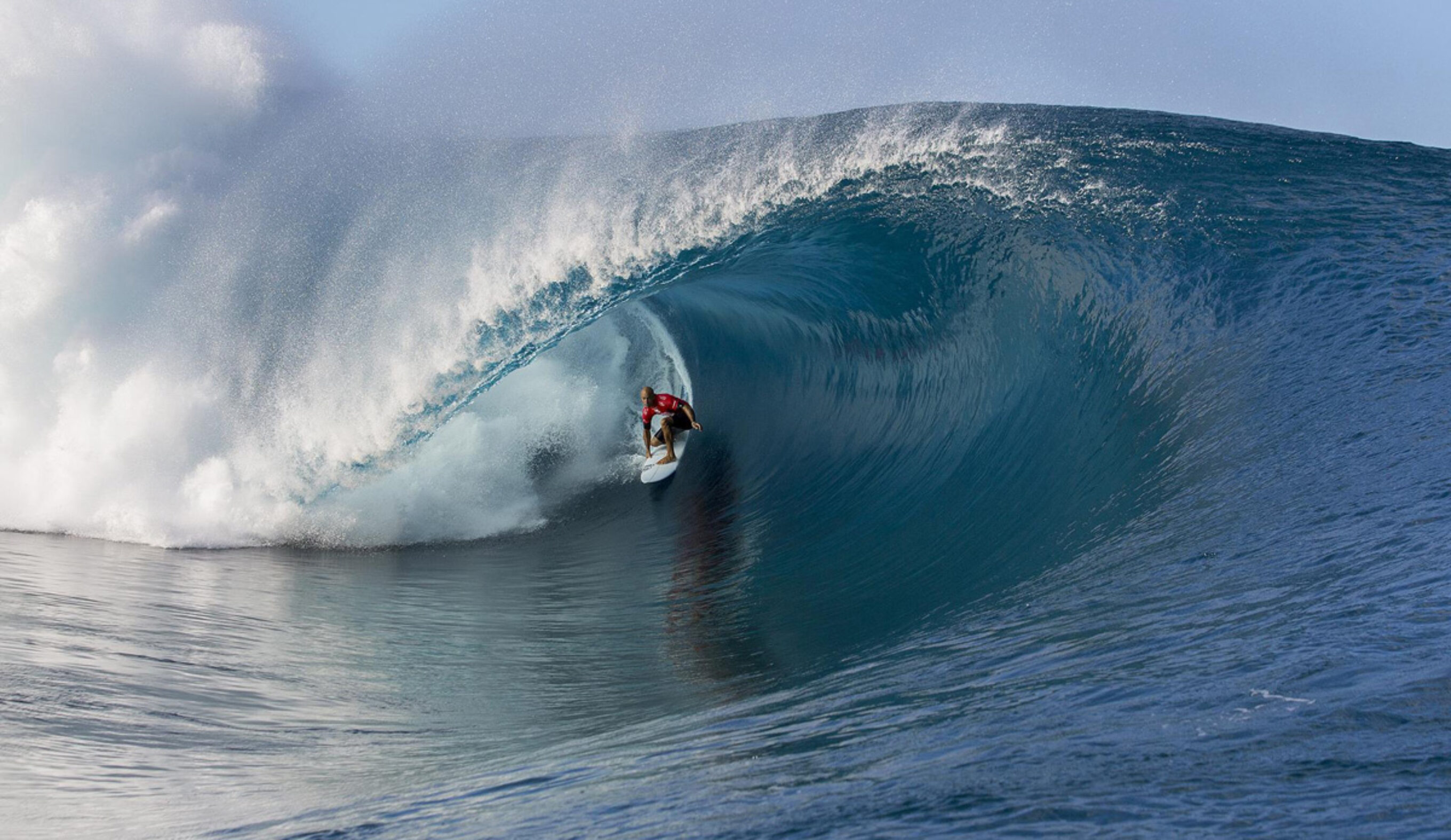 Kelly Slater at Teahupoo