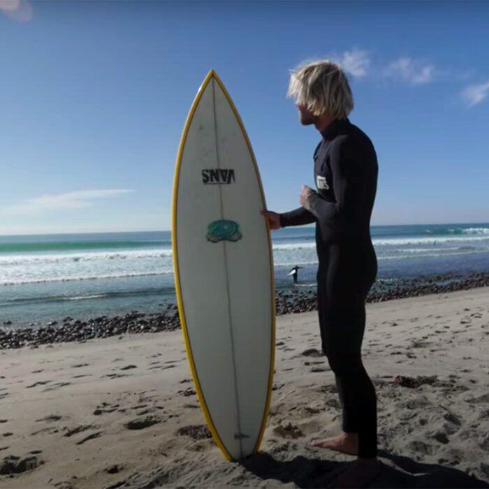 Tanner Gudauskas Buys (and Rides) One-of-a-Kind Micheal Peterson Surfboard on Craigslist