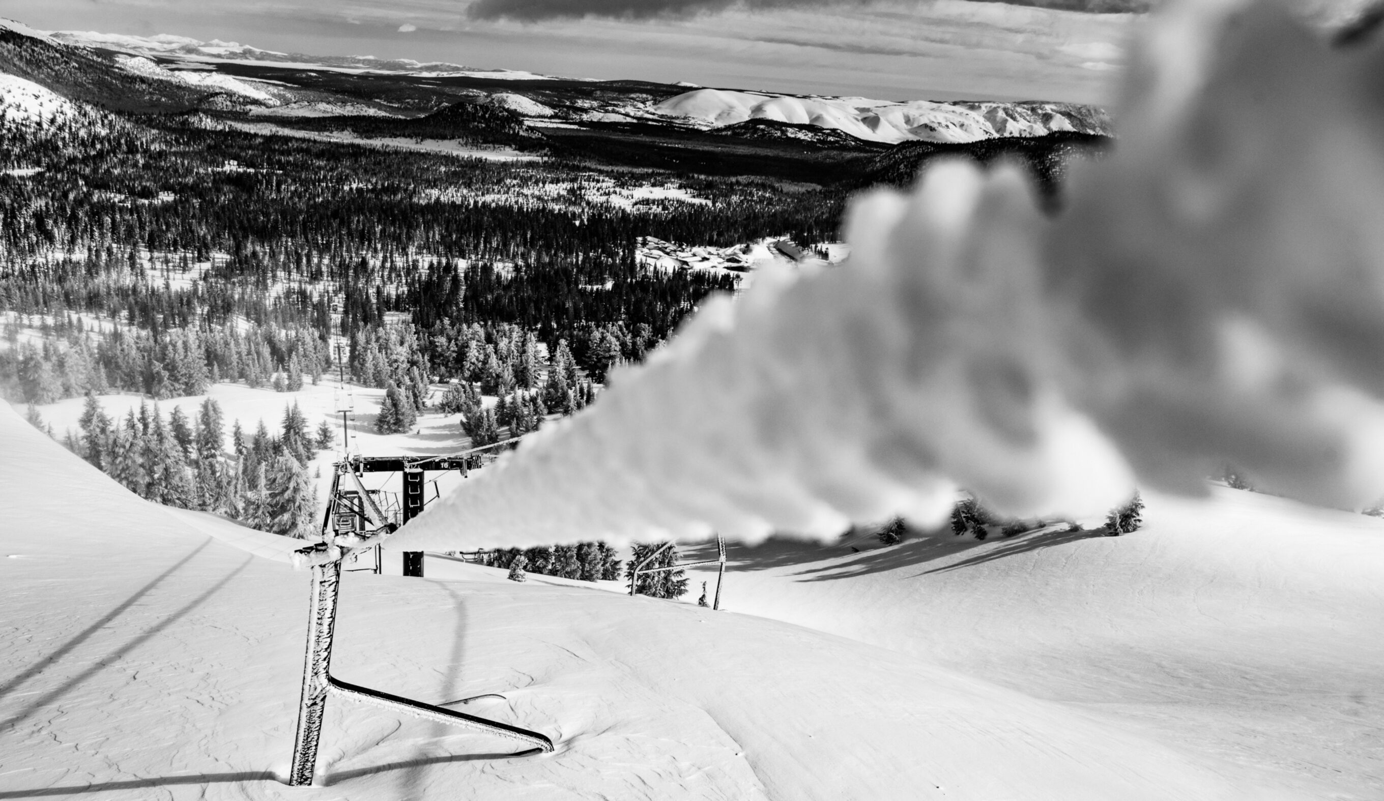 Chairlift buried mammoth