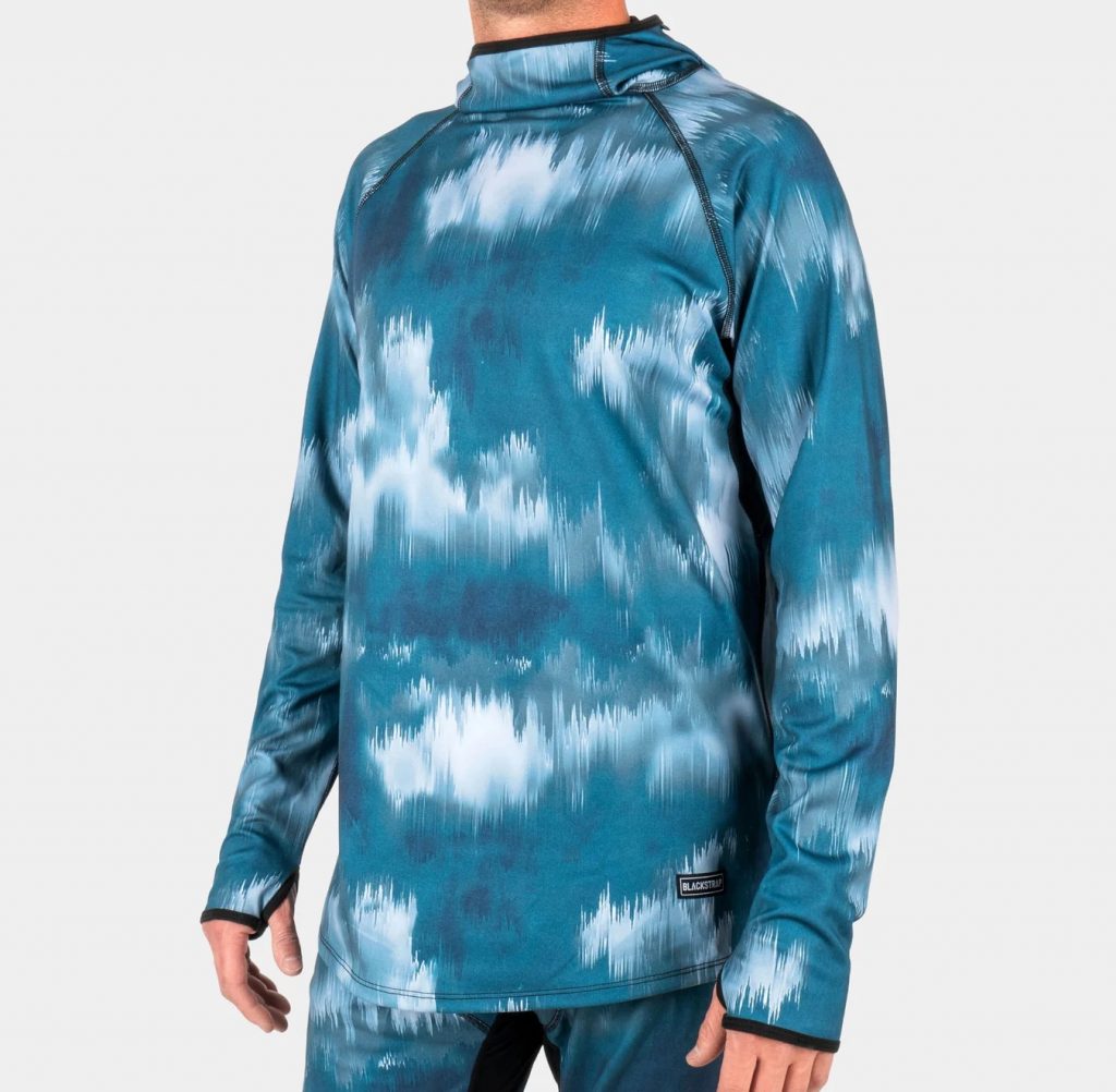 BLACKSTRAP Men's Summit Hooded Baselayer Top | Insulated Thermal Shirt With Thumb Holes, Vented ArmPits | Made In USA - View #6