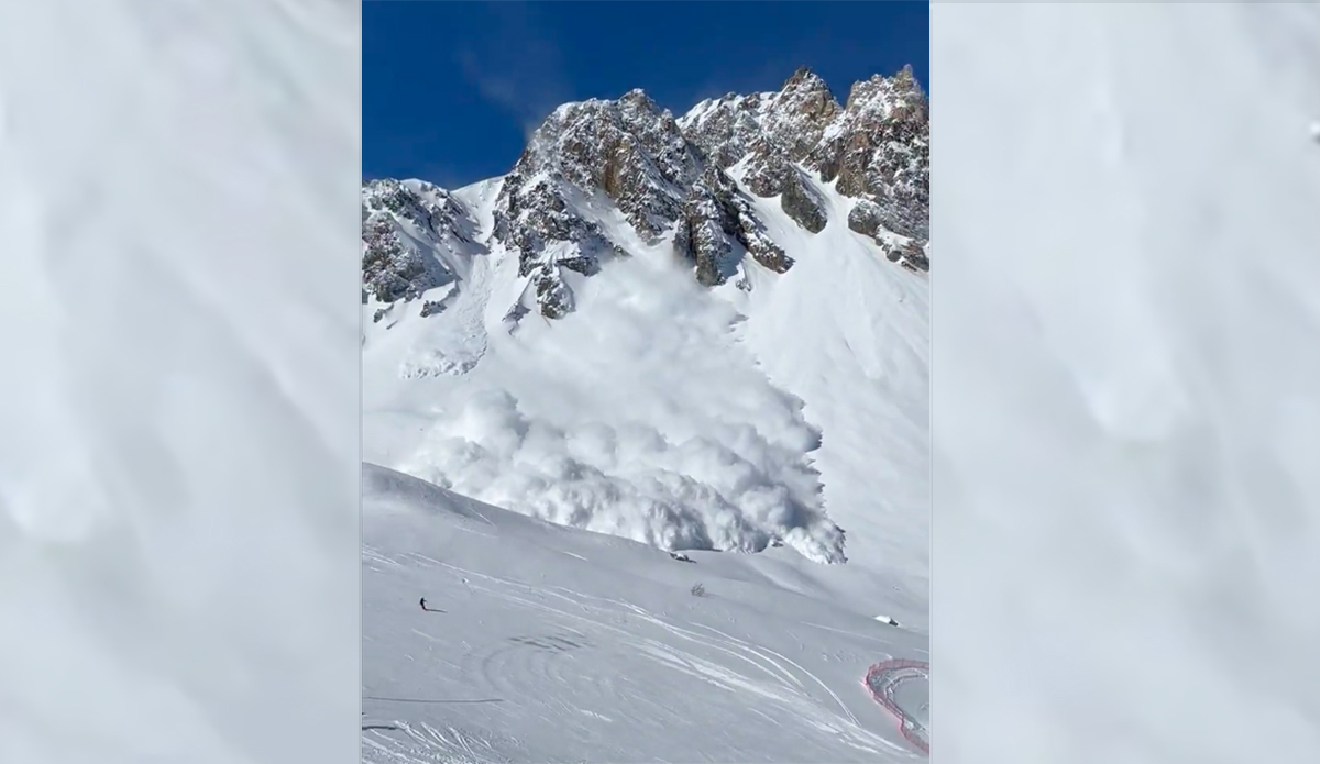 Regardez l’avalanche massive de Cascade dans la station de ski française