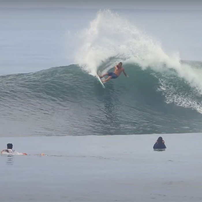 josh Kerr surfing in Bali