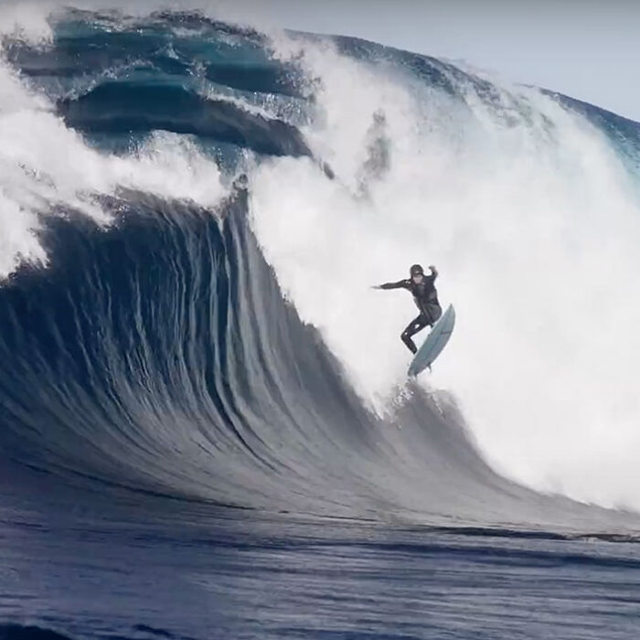 Ned Hart surfing Shipstern bluff