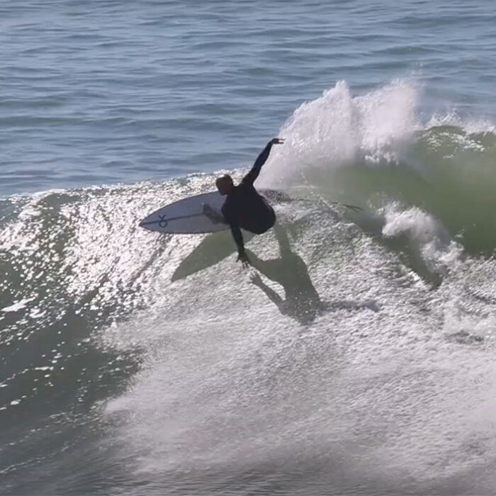 kelly Slater surfing in Portugal