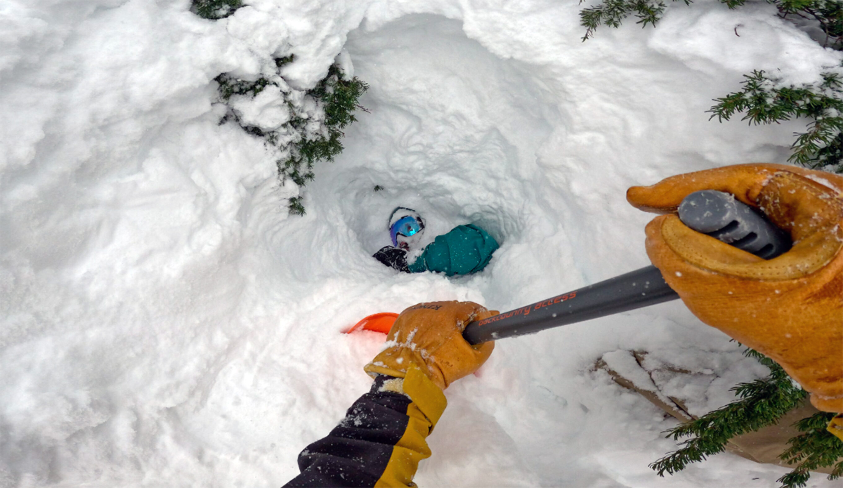 Video of Terrifying Tree-Well Rescue Shows How Lucky Snowboarder Is to be Alive