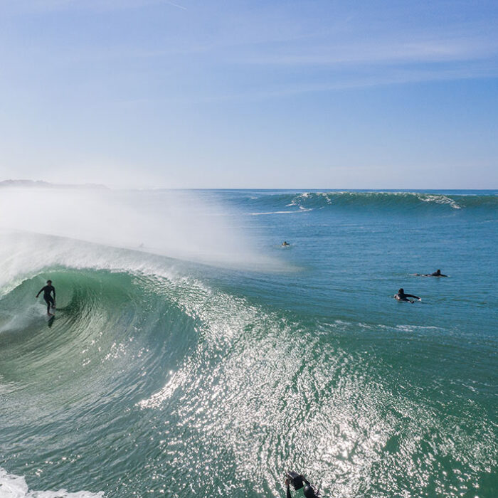Supertubos surfing