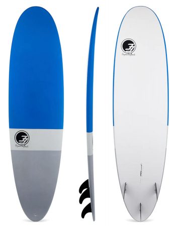 The Poacher Funboard from Degree33 is one of our top picks for a soft top epoxy surfboard.