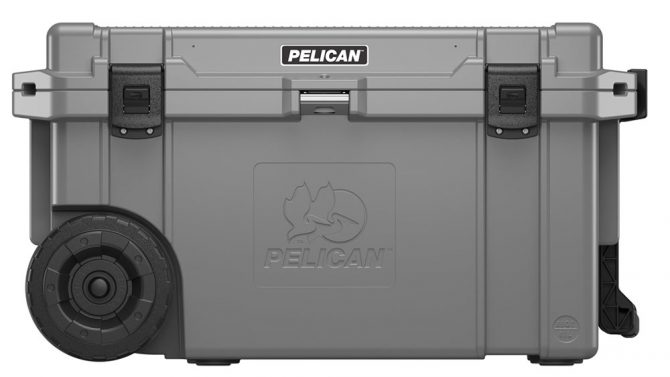 our pick for best heavy duty large cooler was the pelican 65w wheeled cooler.