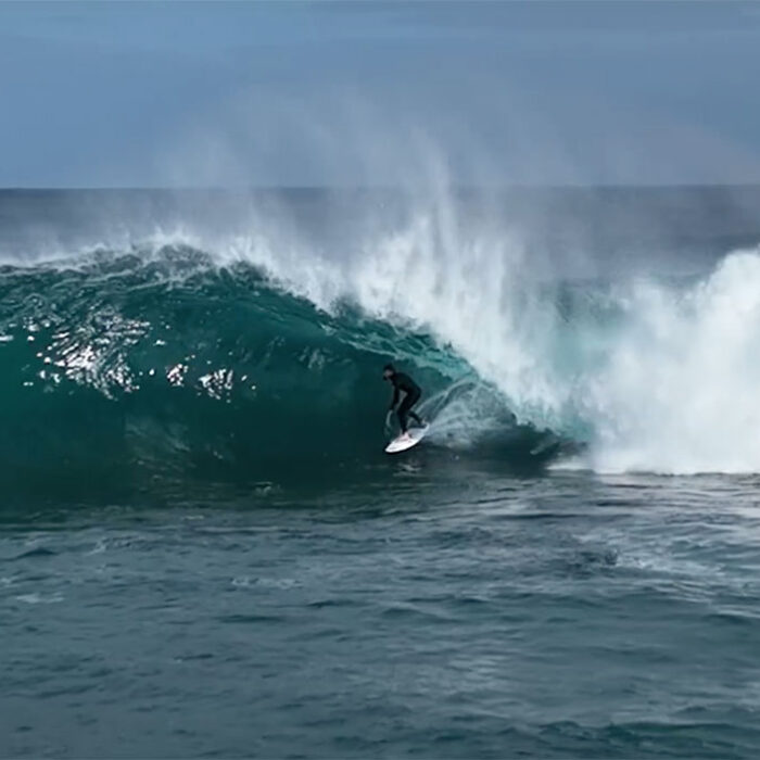 Nathan Florence surfing the Box