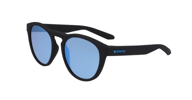Dragon Opus LL H2o - floating sunglasses with a black frame and blue lenses, on our list of the best sunglasses.