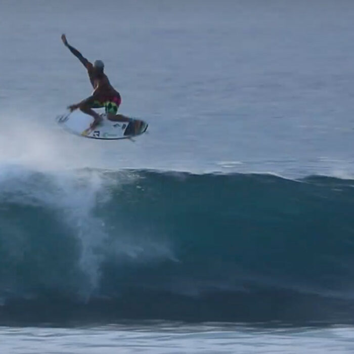 Italo Ferreira surfing Racetracks