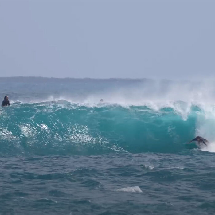 Koa Rothman surfing slab