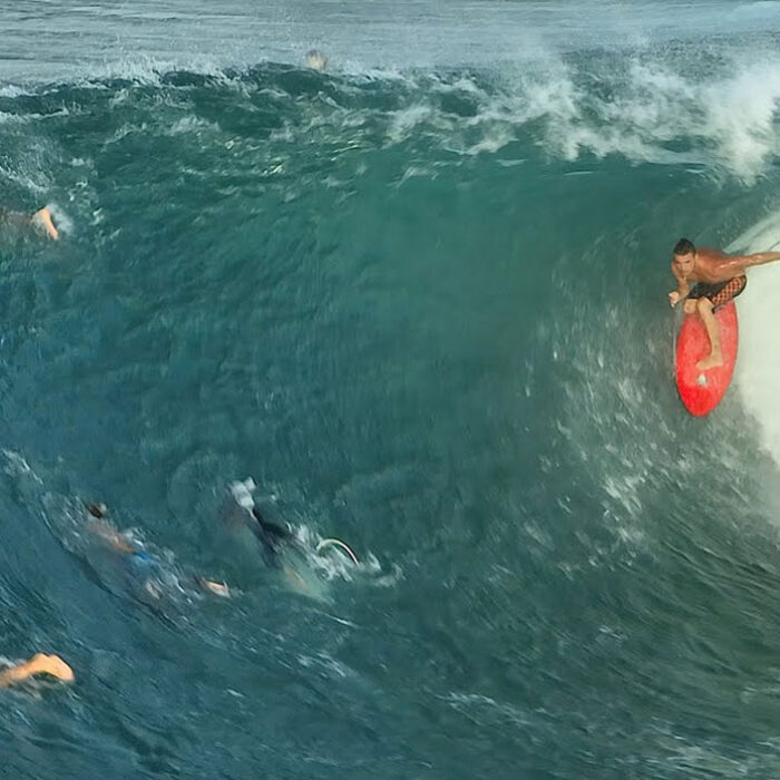 snapper rocks with Mikey Wright