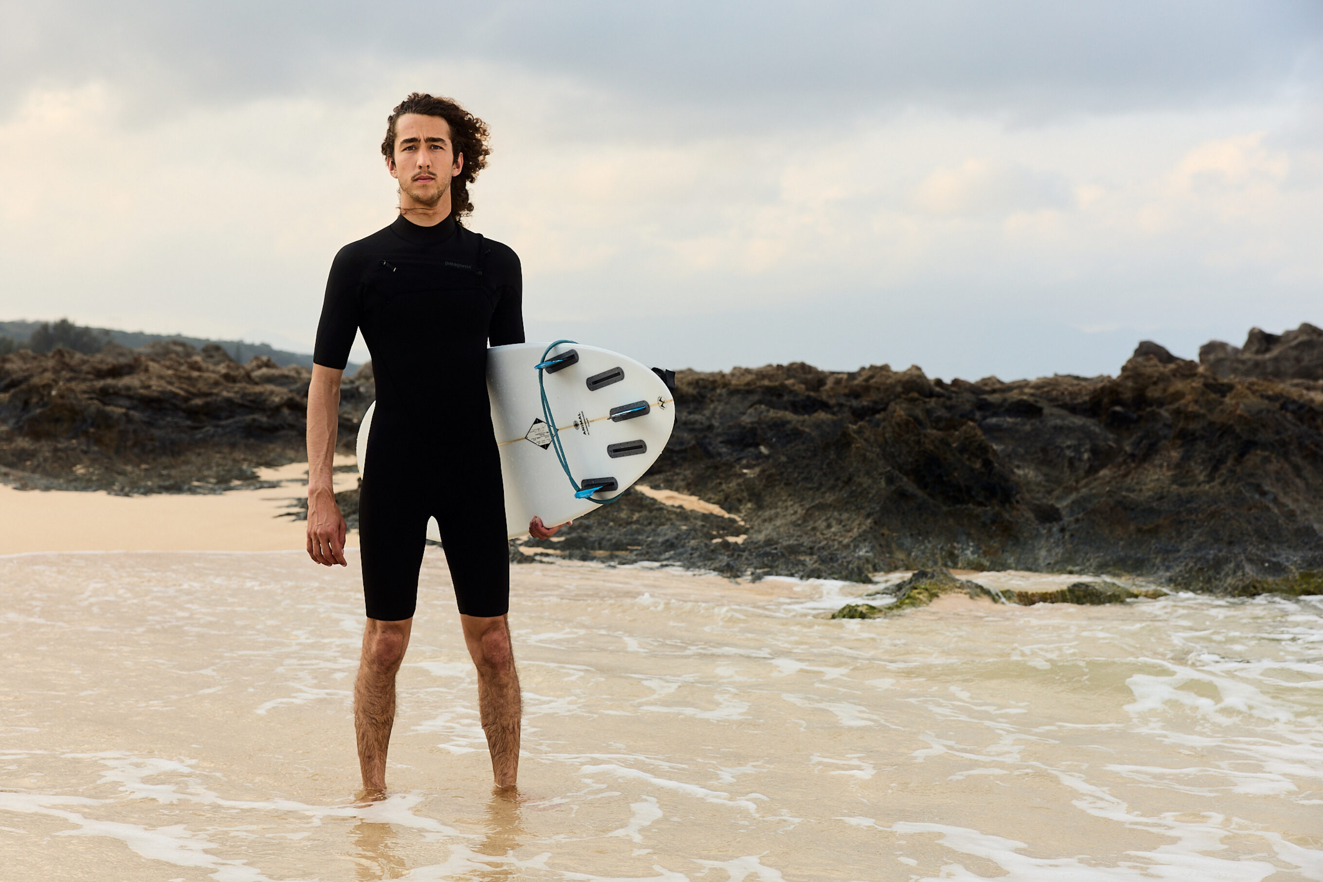 Patagonia makes their suits from sustainable