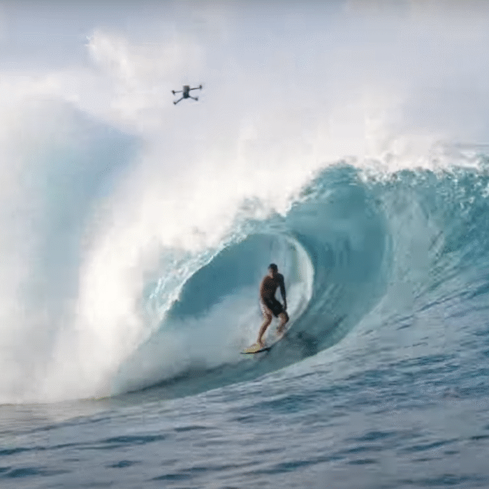 Koa Rothman scoring in Tahiti.