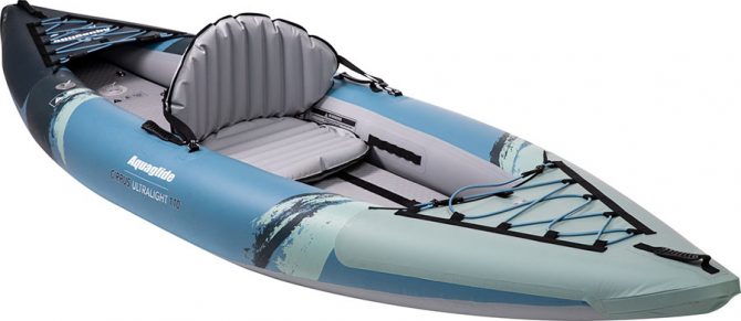 our pick for the best lightweight inflatable kayak was the aquaglide cirrus ultralight 110