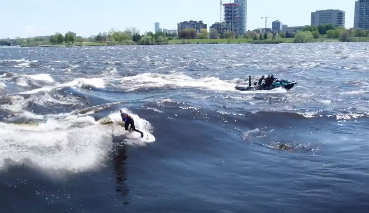 Ben Gravy Drove All the Way to Canada to Surf This River Wave - Vimarsana News
