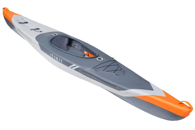 the Decathalon Itiwit 500 won the fastest inflatable kayak in our review.