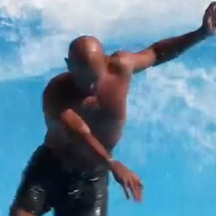 Kelly Slater surfing Wai Kai Lineup