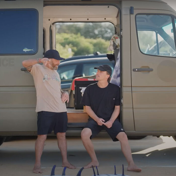Tom Carroll surfing Bobby Quad
