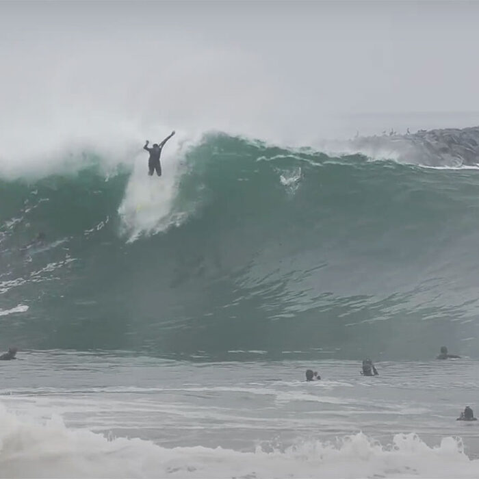 surfing at the Wedge