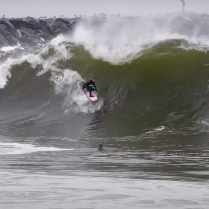 the wedge surfing