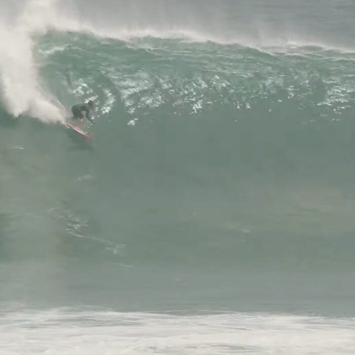 Koa Smith faces XXL Uluwatu surf.