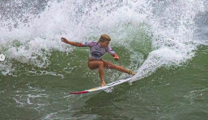 Erin Brooks at the ISA World Championships.