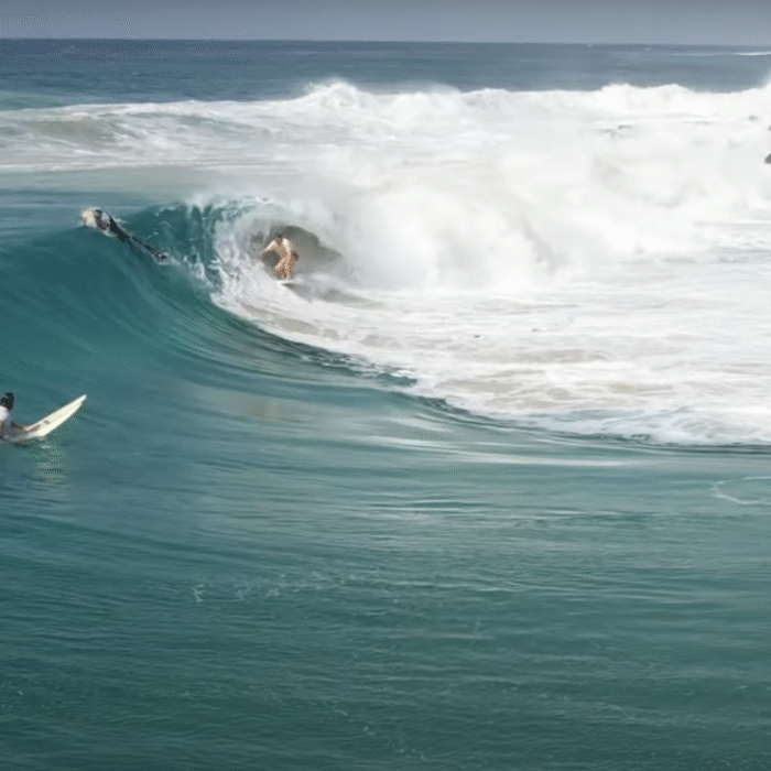 surfing at Snapper Rocks