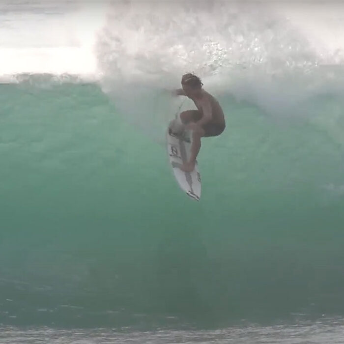 Jackson Dorian surfing in Salina Cruz