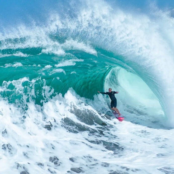 Jamie O'Brien surfing in Mexico