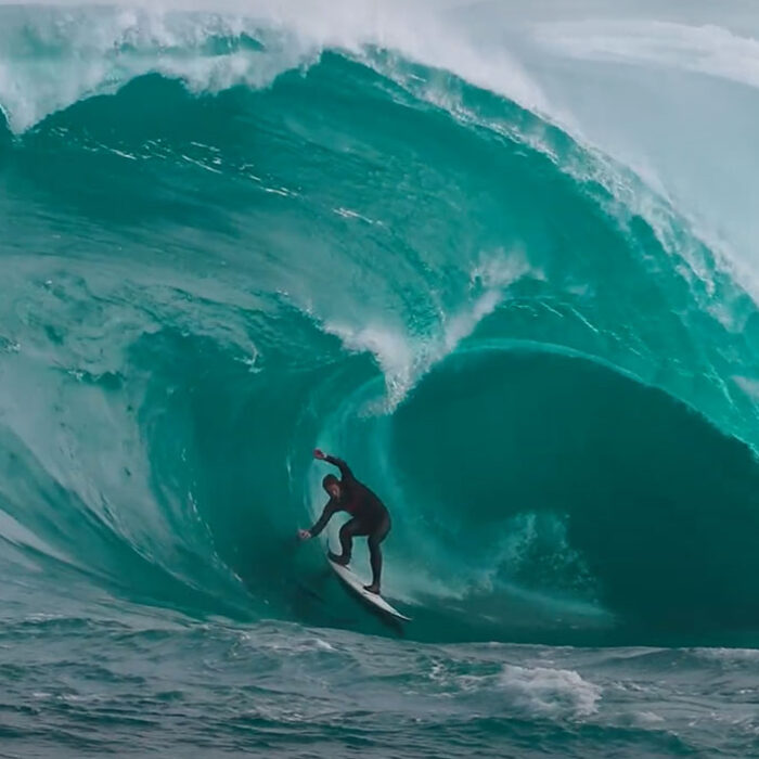 Nate Florence surfing Shipstern Bluff