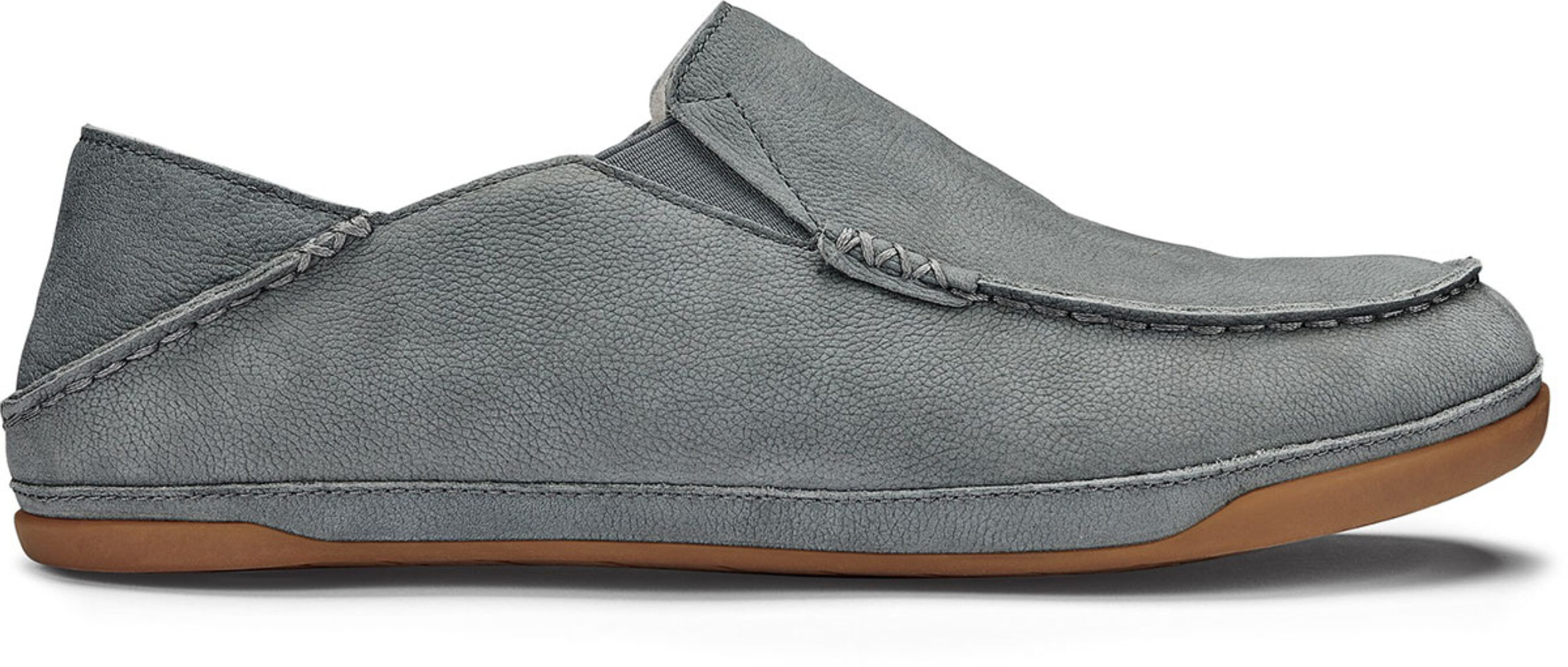 A product shot of the olukai kipuka hulu slipper.