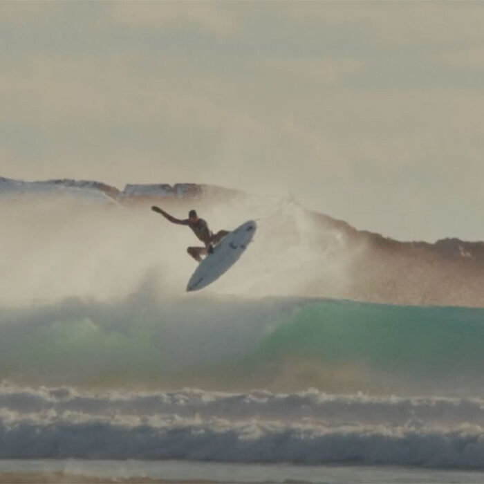 Reed Platenius surfing in Canada