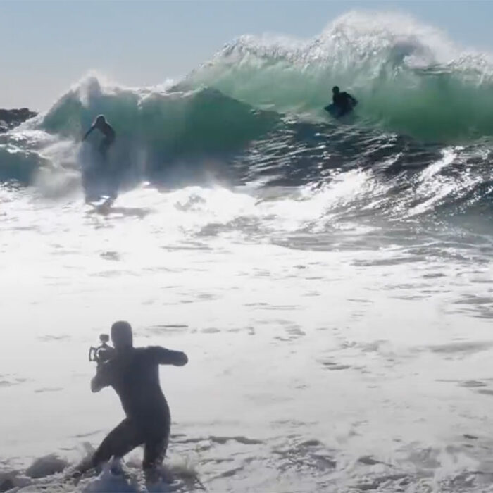 surfing at the Wedge