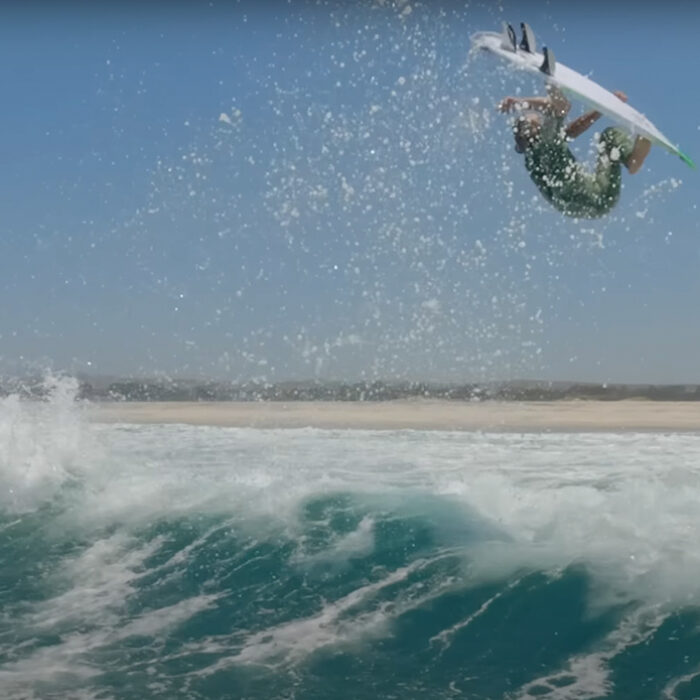 Jacob Szekely gets some air.