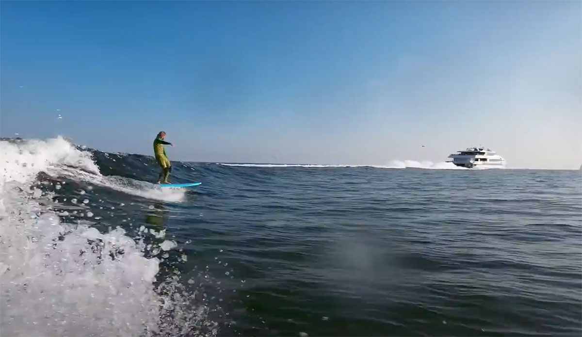 Ben Gravy and Blair Conklin Scored a Weirdly Good Ferry Wake Wave - Vimarsana News