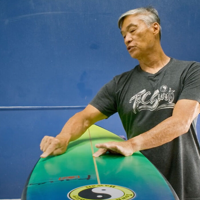 Glenn Pang explains surfboard decks