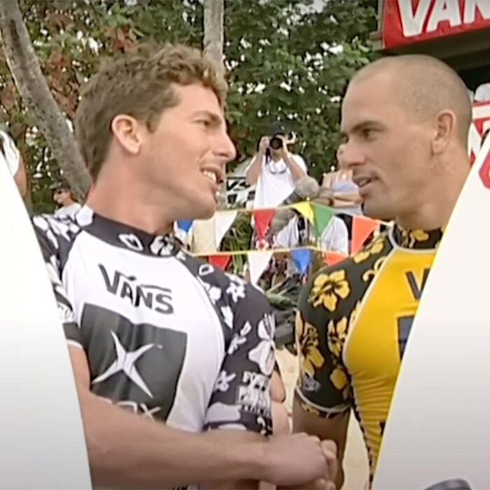 Kelly Slater and Andy Irons