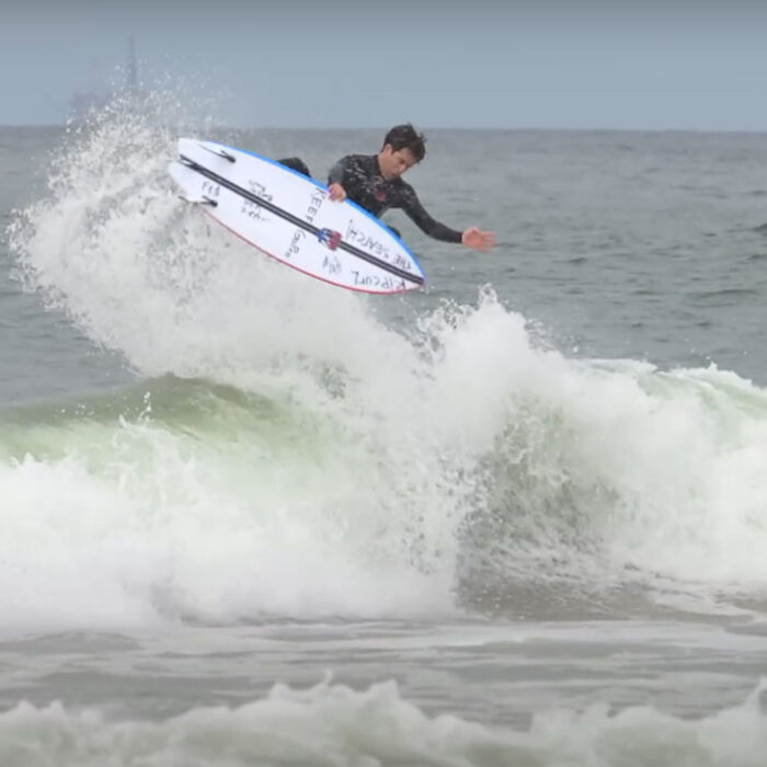 Mason Ho surfing in California