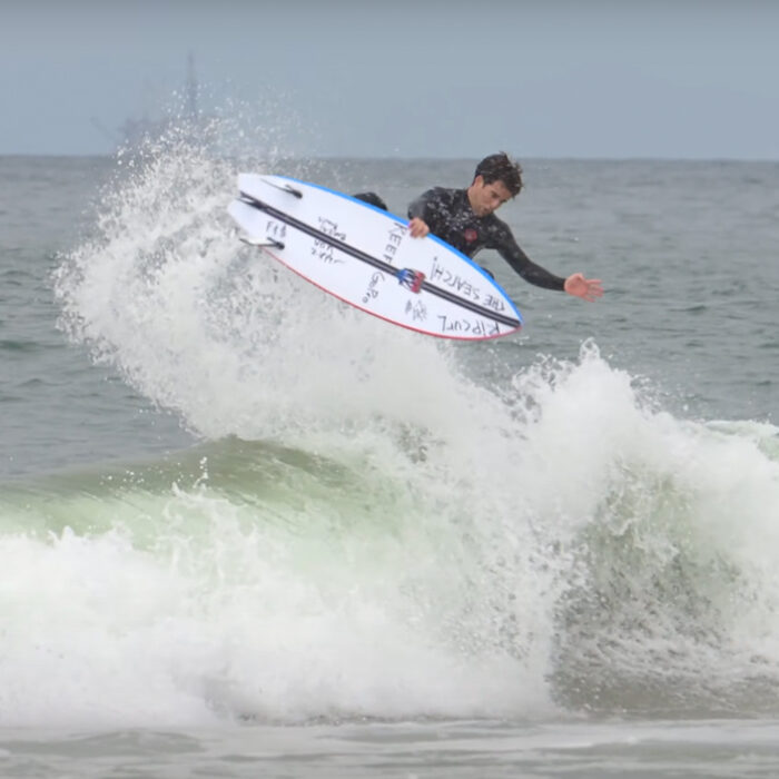 Mason Ho ripping despite an ankle injury.