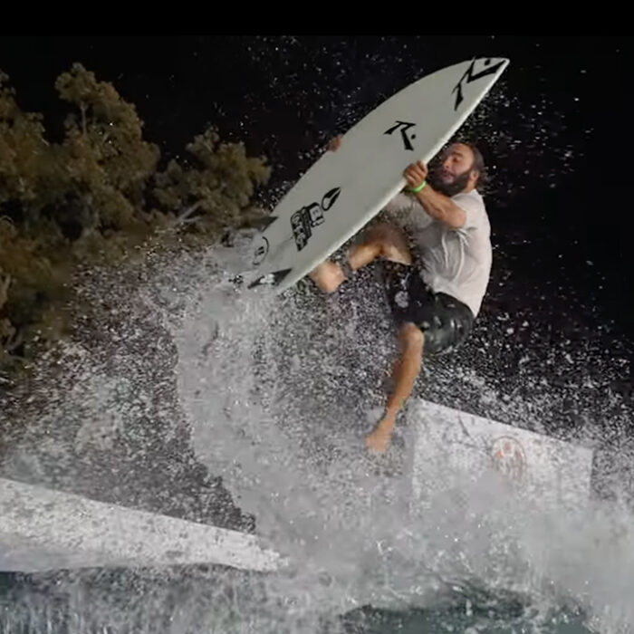 Jacob Szekely surfs Waco