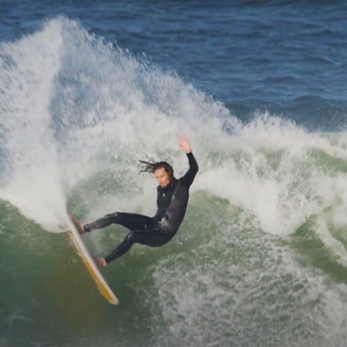 Asher Pacey surfing a quad