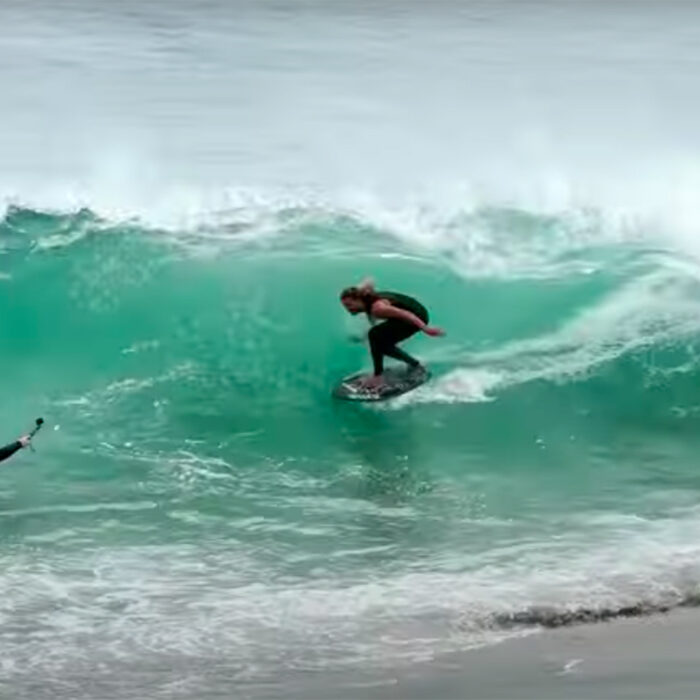 These Simboarders Might Have Gotten the Best Waves of the Hurricane Hilary Swell