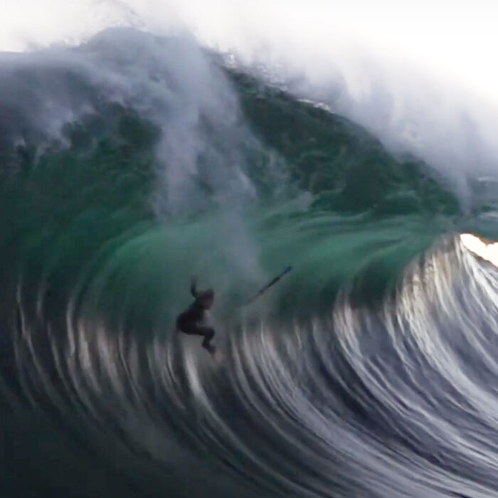 Lewy Finnegan bodyboarding the right