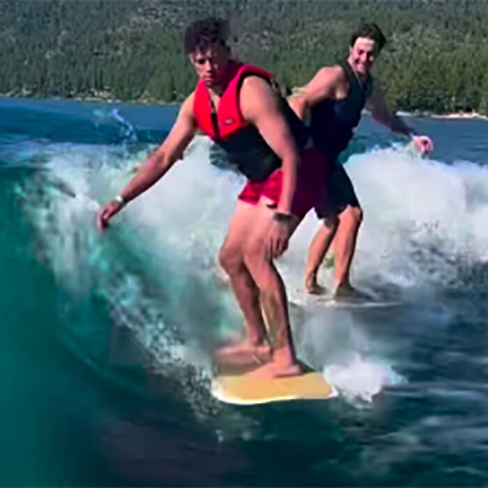 This Is Patrick Mahomes on a Surfboard