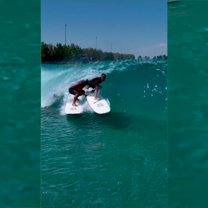 You Have to Watch Raimana Van Bastolaer Teach Lessons at the Surf Ranch