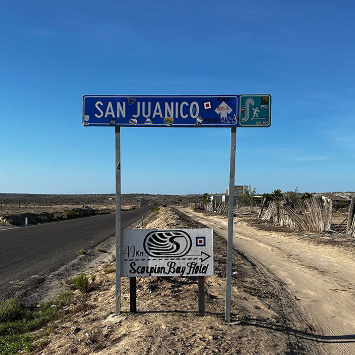 San Juanico sign