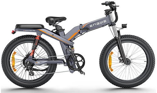 the engwe x24 fat tire folding electric bike